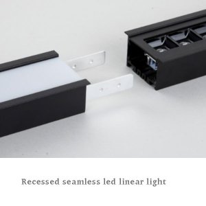 Recessed seamless led linear light
