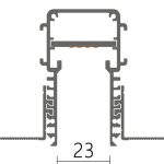 22mm magetic led track bar china factory
