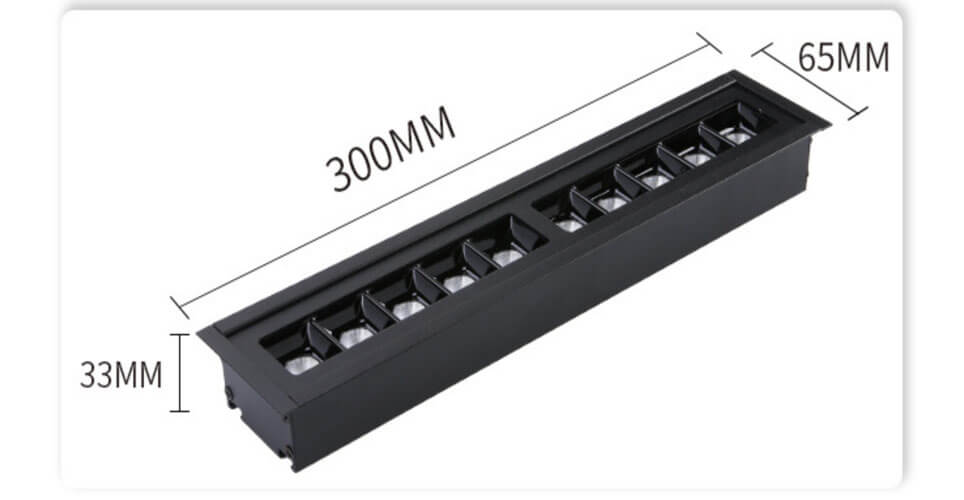 300MM LED Linear Lighting Recessed