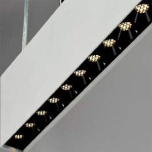 linear light with deep anti glare cup honeycomb