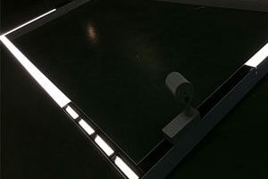 linear light with spot light with wall washer light