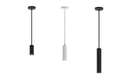 Modern LED Cylindrical pendant light