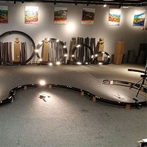 ROUND & CURVY MAGNETIC TRACK light system
